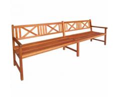 vidaXL Banc de jardin 240 cm Bois solide d'acacia