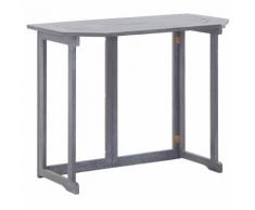 vidaXL Table pliable de balcon 90x50x74 cm Bois d'acacia massif
