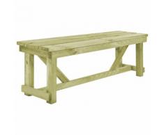 vidaXL Banc de jardin 140 cm Bois de pin imprégné