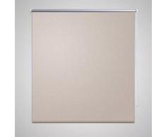 vidaXL Store enrouleur occultant 140 x 175 cm beige