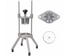 vidaXL Hachoir à légumes Acier inoxydable Aluminium coulé 1 découpeur