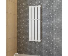 vidaXL Porte-serviette 311mm + Radiateur panneau blanc 311mm x 900mm