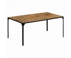 vidaXL Table de salle à manger 180x90x76 cm Bois de manguier massif