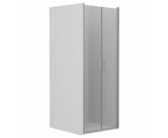 vidaXL Portes de cabine de douche ESG 85x185 cm