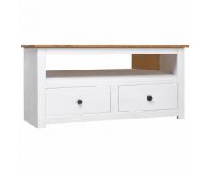 ACTUAL DIFFUSION Bretagne Meuble TV dangle Ch/êne 2 Portes 77,5x114x77 cm Bois
