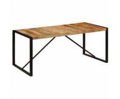 vidaXL Table de salle à manger 180x90x75 cm Bois de manguier solide