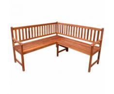 vidaXL Banc de coin de jardin 150 cm Bois solide d'acacia
