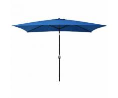 vidaXL Parasol d'extérieur avec poteau en métal 300x200 cm Azuré