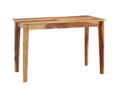vidaXL Table de salle à manger 118x60x76 cm Bois de Sesham solide