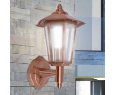 vidaXL Lampe murale extérieure Acier inoxydable Cuivre