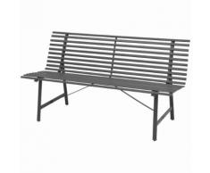 vidaXL Banc de jardin 150 cm Acier Anthracite