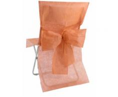 10 Housses de chaise Premium pêche