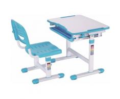 Bureau enfant blanc et bleu - COMFORTLINE