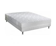 Ensemble literie 140x200 Matelas SIMMONS Performance latex + ressorts Sensoft + Sommier VITASOM