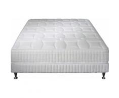 Ensemble literie 160x200 Matelas SIMMONS Excellence latex + ressorts Sensoft + Sommier VITASOM
