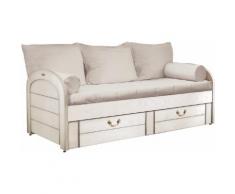 Lit gigogne Marina blanc 90 x 190
