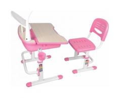 Bureau enfant blanc et rose - COMFORTLINE