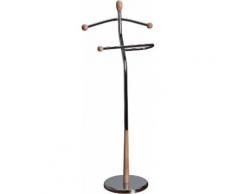 Valet de nuit acier chromé