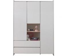Armoire pin blanc 3 portes 2 tiroirs – KIDDY