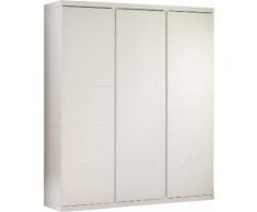 Armoire enfant laqué blanc 3 portes LARA