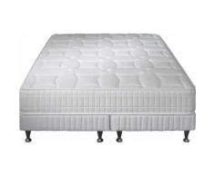 Ensemble literie 180x200 Matelas SIMMONS Excellence latex + ressorts Sensoft + Sommier VITASOM (2x90)