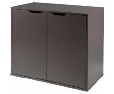 Commode enfant pin massif gris 2 portes – PINO