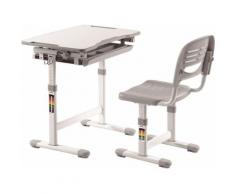 Bureau enfant blanc et gris - COMFORTLINE