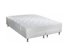 Ensemble literie 180x200 Matelas SIMMONS Performance latex + ressorts Sensoft + Sommier VITASOM (2x90)
