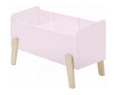 Coffre à jouet rose 2 étagères verticale – KIDDY