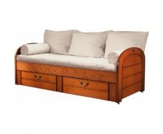 Lit gigogne Marina merisier 90 x 190
