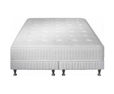 Ensemble literie 160x200 Matelas SIMMONS Excellence mousse à mémoire de forme + ressorts Sensoft + Sommier VITASOM (2x80)