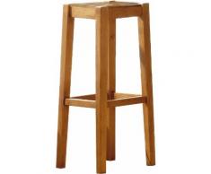 Tabouret de bar chêne assise paille
