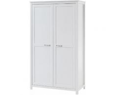 Armoire pin blanc 2 portes - STELLA