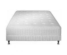 Ensemble literie 140x190 Matelas SIMMONS Excellence mousse à mémoire de forme + ressorts Sensoft + Sommier VITASOM