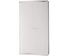 Armoire enfant laqué blanc 2 portes ROBIN