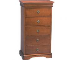 Chiffonnier merisier 5 tiroirs