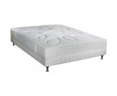 Ensemble literie 140x200 Matelas SIMMONS Performance mousse à mémoire de forme + ressorts Sensoft + Sommier VITASOM