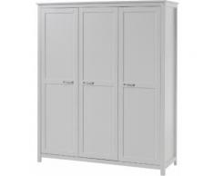 Armoire pin blanc 3 portes - STELLA