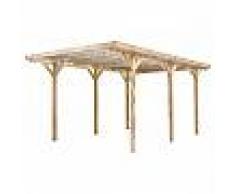 Carport en bois Madeira Max 15,72m²