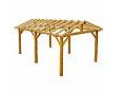 Carport en bois non traité Vercors 19,50m²