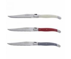 1 couteau à steak Laguiole modèle aléatoire parmi 3 couleurs