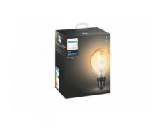 White - Ampoule 9W Filament Globe E27 X1 - Domotique, sécurité