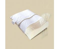 Goldflex Or Flex/ avec Ventilation verticaux / Savon en Forme de Latex Oreiller avec Un Tissu de Protection 100/% Coton bezogen Respirant 14/ cm de Haut