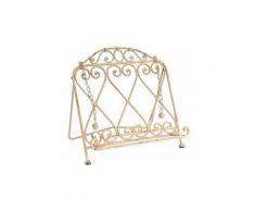Lutrin de cuisine blanc antique coeur