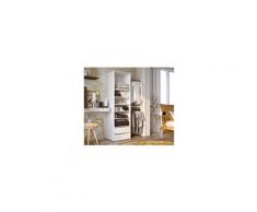 Combit kit dressing 1 colonne 2 penderies et 2 tiroir - blanc - l 117 x p 48 x h 200