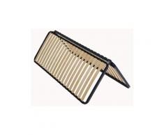 Sommier cadre pliable 20 lattes, 53 mm-2 x 80 x 200 cm - 2 x 80 x 200 cm