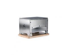 Barbecue de table à charbon 33x22cm - tellier - brasi-f