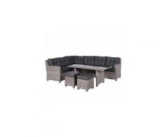Salon de jardin 20 pcs blue bird gris 07520gt