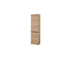 Vestiaire d'entrée en bois avec porte lissabon
