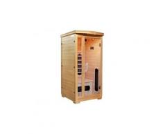 Sauna infrarouge 1 place osvald - l90*p90*h190 cm - 1350w